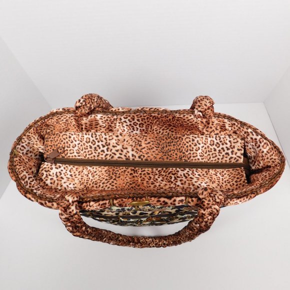 Cappelli Straworld purse straw tote satchel medium handbag purse (12124) - Picture 4 of 9